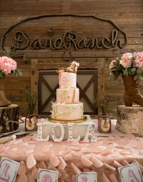 Boho Cowgirl Style Western Chic Party, Ranch Birthday Party, Boho Cowgirl Birthday Party, Ranch Birthday Party Ideas, Ranch Quinceanera Ideas, Cowgirl Quinceanera Ideas, Ranch Party, Pink Cowgirl Birthday Party Western Theme, Horse Baby Shower Ideas