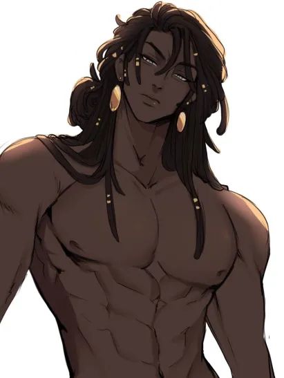 Long Hair Drawing, Black Anime Guy, Black Boy, Black Anime Characters, Black Art Pictures, Character Design Male, Cute Art Styles, Boy Art, Handsome Anime Guys