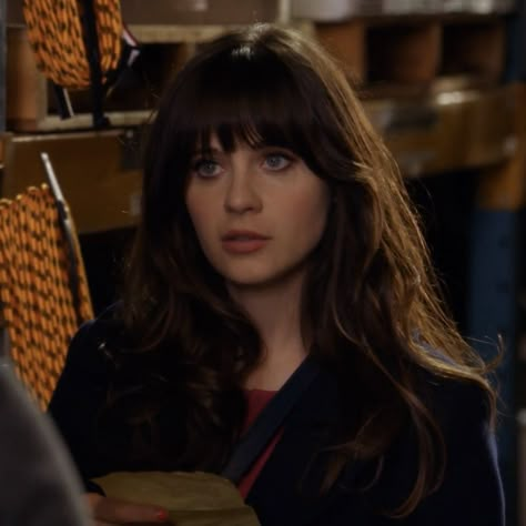 Jessica Day, Brown Hair, Bangs, Hair