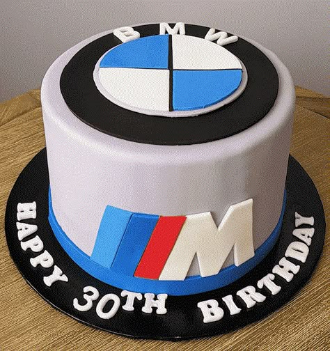 BMW Cake Design Images (BMW Birthday Cake Ideas) Bmw Car Cake Design, Bmw Theme Cake, Bmw Birthday Cake For Men, Cake Bmw Birthdays, Bmw Decorations Birthday, Bmw Birthday Party Ideas, Dad Birthday Cake Ideas, Bmw Cakes For Men, Cake Designs Birthday For Men