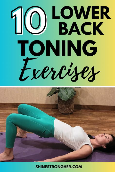 🔥 Strengthen your lower back at home with these game-changing exercises for women! 💪 Discover the power of bridges, pelvic tilts, and cat-cow stretches to tone your back and improve posture. Our beginner-friendly workout combines flexibility and strength training for quick results. Say goodbye to back pain and hello to a stronger, more confident you! Tap to learn the best back exercises that will transform your fitness journey. #LowerBackWorkout #BackToningExercises #WomensFitness Weak Lower Back, Easy Back Exercises At Home, How To Strengthen Lower Back Muscles, Lower Back Strengthening Exercises For Women, Strength Back Exercise, How To Strengthen Your Back, How To Strengthen Lower Back, Tone Lower Back, Exercises For Back Fat At Home