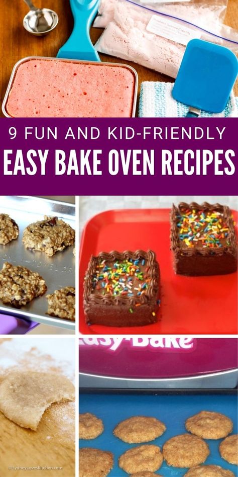 Easy Bake Oven Recipes that are great to use in your Easy Bake Oven. From easy cakes recipes to pizza, you will find tasty recipes to make. #easybakeoven #kids #forkids #homemade #kidfriendly #recipes #cakes #cookies #pizza #passion4savings Easy Bake Brownies, Easy Bake Recipes Kids, Easy Bake Oven Recipe, Recipes For Easy Bake Ovens, Ez Bake Oven Recipes, Easy Bake Oven Mixes Diy, Easy Bake Oven Recipes Diy Cake Mixes, Easy Bake Oven Recipes Diy, Easy Bake Oven Recipes Brownies