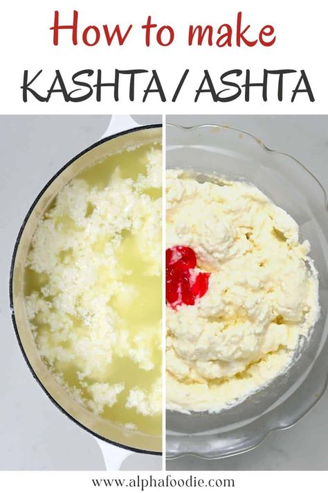 How to make homemade kashta/ashta cream (Lebanese clotted cream) with just a handful of ingredients and a simple curd process – perfect for all your favorite Middle Eastern desserts! Plus, this method is gluten-free and can be prepared sugar-free (or naturally sweetened)! Lebanese Recipes Authentic, Mediterranean Sweets, Lebanese Desserts Recipes, Tortilla Dessert, East Dessert, Ramadan Recipe, Thanksgiving Tradition, Arabic Sweets Recipes, Lebanese Desserts