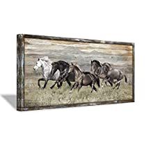 Check this out! Picture Wall Decor, Hold Your Horses, Horse Wall Art Canvases, Horses Wall Decor, Painted Horses, Galloping Horse, Horse Galloping, Wood Artwork, Running Horse