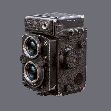 ArtStation - Camera Yashica Mat-124 G, Pavel Gershunov Cyberpunk Camera, Photo Camera, Character Reference, Facebook Sign Up, Camera Photo, The Artist, Cyberpunk, Art Design, Health