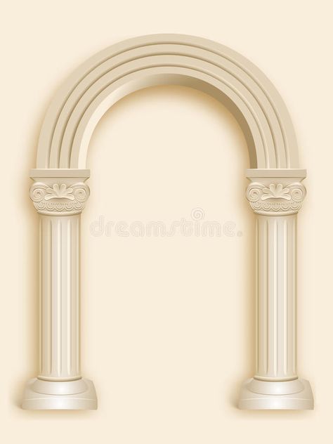 Royal Architecture, Architecture Vector, Architectural Columns, Arch Architecture, Marble Arch, Roman Columns, Border Design, Vector Background, Candle Sconces