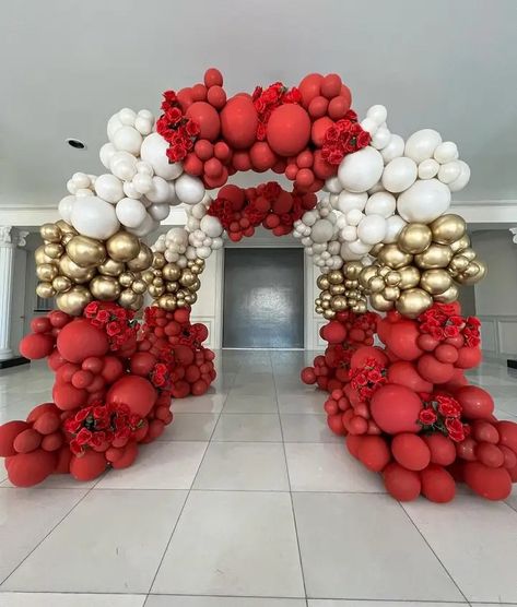 Balloon Decorations Without Helium, Simple Balloon Decoration, Christmas Balloon Decorations, Creative Party Ideas, Garland Backdrops, Balloon Display, Mothers Day Decor, Diy Balloon Decorations, Birthday Party Theme Decorations