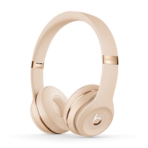 Gold Beats, Beats Solo 3, Beats Solo3, Wireless Beats, Beats Solo, Gold Apple, Audio Headphones, Ear Headphones, Bluetooth Headphones Wireless