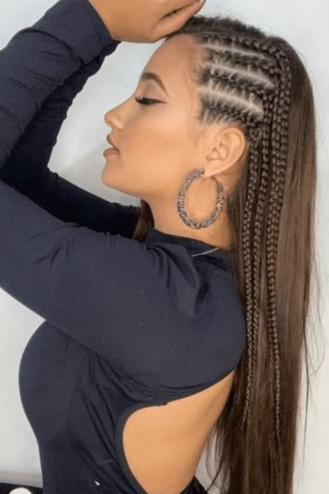 Rave Hair, Hairdo For Long Hair, Hair Stylist Life, Braided Hairstyles Easy, Long Braids, Easy Hairstyles For Long Hair, Quick Hairstyles, Braids For Long Hair, Short Bob Hairstyles