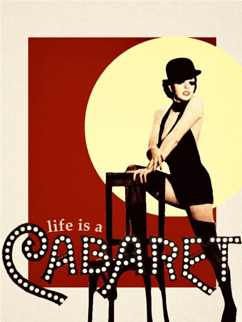 Liza Minnelli Cabaret, Emcee Cabaret, Cabaret Movie, Cabaret Musical, Film Pictures, Liza Minnelli, Bachelorette Trip, Theatre Kid, New Poster