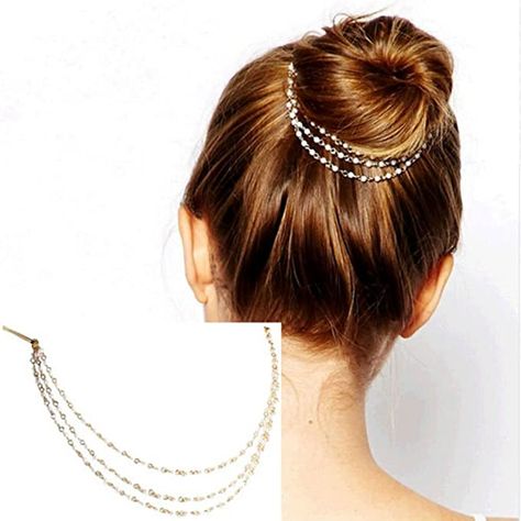 Head Chain Jewelry, Hair Cuff, Pearl Chains, Chain Headband, Hair Accessories Pins, Hair Cuffs, Hair Chains, Hair Accessories Pearl, Best Wedding Hairstyles