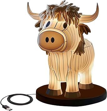 Cow Lamp Animal Table Lamp Cute Cow Mini Night Light with USB A+C Ports Bedside Lamp for Living Room Bedroom Dormitory Office Table Lamp Gift for Girls Mom Cow Lamp, Office Table Lamp, Animal Table, Lamp Cute, Table Lamp Office, Lamp For Living Room, Cute Cow, Cute Cows, Office Table