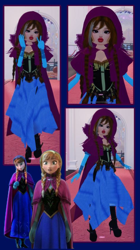 #dressstoimpress #Disneycharacter #Anna #frozen Outfit Hacks, Roblox Dress, Roblox Ideas, Dti Outfits, Screen Video, Green Screen Video Backgrounds, Anna Frozen, Disney Character, Manga Artist