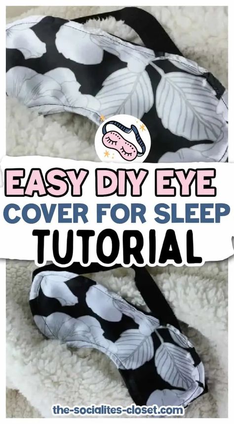 If you've been considering a sleep mask, make this simple eye cover for sleep. Learn how it can improve sleep quality and help you get more restful sleep each night. Night Mask Sleep, Best Sleep Mask, Black Satin Fabric, Night Mask, Simple Eye, Silk Sleep Mask, Eye Cover, Eye Patch, Improve Sleep Quality