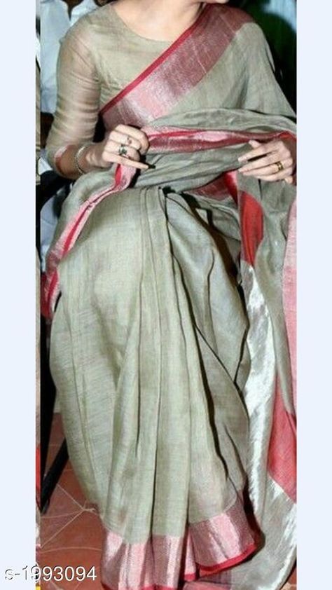 Linen saree starting RS.1000/- WhatsApp +919730930485 free COD Saree Blouse Embroidery, Bridal Saree Blouse, Sari Design, India Fabric, Wedding Sari, Linen Sarees, Blouse Embroidery, Indian Saree Blouse, Indian Saree Blouses Designs