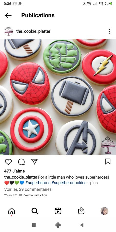 Thor Cookies, Avengers Cookies, Cutout Cookies, Avengers Birthday, Sugar Cookie Designs, Dessert Decoration, Cut Out Cookies, Cookie Ideas, Icing Cookies