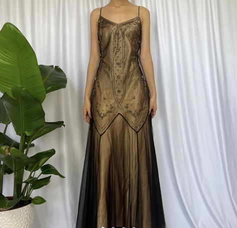 1920 Evening Gown, 20s Evening Dress, 20s Evening Gown, 1920’s Formal Dress, 1920s Ball Gown, Great Gatsby Prom Dress, 1920s Dresses Formal, Elegant Formal Floor-length Flapper Dress, Aesthetic Dresses Formal