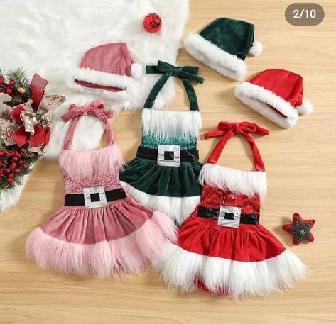 Baby Girl Christmas Dress, Toddler Girl Christmas Dresses, Christmas Baby Romper, Christmas Romper, Girls Christmas Outfits, Rompers For Kids