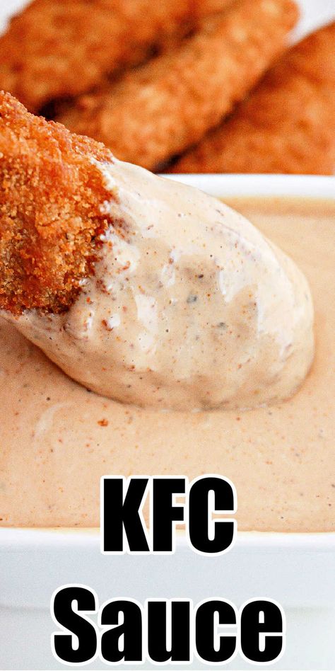 How to make Finger Lickin Good Sauce Recipe is here. Copycat KFC sauce that was discontinued but the favorite dip for chicken and fries. Kfc Sauce Recipe Copycat, Chicken Finger Dipping Sauce Recipe, Kfc Zinger Sauce Recipe, Kfc Comeback Sauce, Chicken Fingers Dipping Sauce, Kfc Sauce Recipe, Chic Filet Sauce, Chicken Finger Sauce, Kfc Sauce