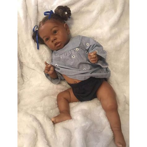 20 Inches Authentic Silicone Reborn Dolls Axel Lifelike Rebirth Girl African American Reborn Babies, Custom Reborn Dolls, African American Baby Dolls, American Baby Doll, Reborn Nursery, Reborn Toddler Dolls, Silicone Reborn Babies, Silicone Baby Dolls, American Baby