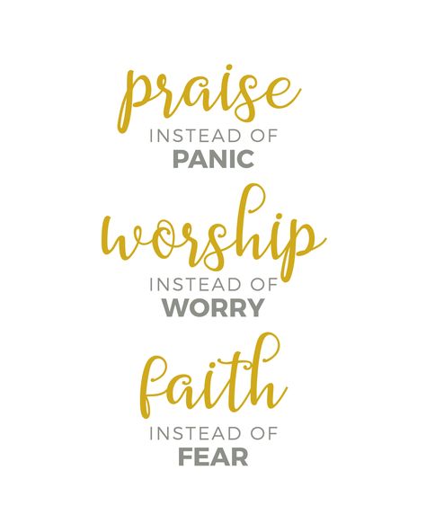 Printables for your inspiration. This printable encourages faith-based alternatives worrying, panicking, and being fearful. Sometimes, Christians need a reminder of what to do when life happens. Let this be a reminder to you and all who enter your space. High-resolution PDF at 300 dpi with all fonts converted to outlines allows to to shrink and enlarge as you see fit. God Guide Me, Praise Worship, Let Go And Let God, Christian Quotes God, Christian Bible Quotes, Inspirational Quotes God, Inspirational Bible Quotes, Bible Verses Quotes Inspirational, Bible Quotes Prayer