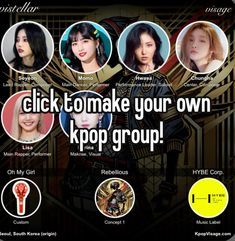 #kpop #kpopgroup #mamamoo #jessi #hwasa #whisper Fan Made Kpop Groups, K Pop Award Show Outfits, Underrated Kpop Groups, Kpop Lore Ideas, K Pop Group Names Ideas, Kpop Apps, K Pop Outfits Stage, Kpop Group Ideas, Kpop Spotify Cover