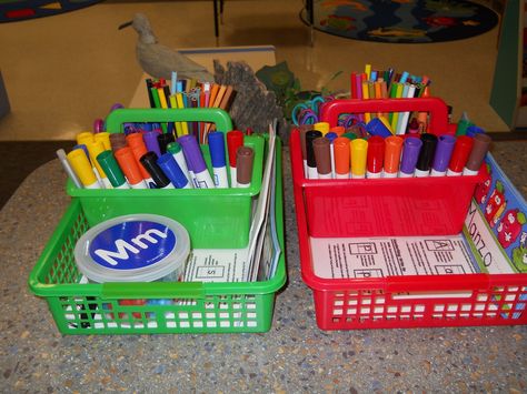 small group trays Pre K Small Group Organization, Preschool Small Group Organization, Pre K Small Group, Pre K Ideas, Substitute Bag, Small Group Activities Preschool, Small Group Organization, Preschool Small Group, Prek Centers