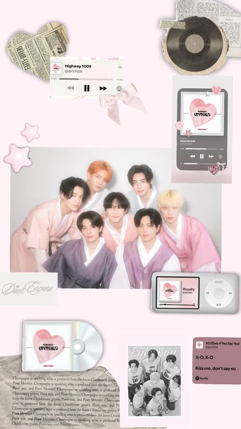 #enhypen #aesthetic #enhypenwallpapers #pink Enhypen Pastel Aesthetic, Enhypen Pink Ot7, Kpop Enhypen Wallpaper, K Pop Pink Wallpaper, Enhypen Lockscreen And Homescreen, Enhypen Wallpaper Phone, Korean Lockscreen Aesthetic, Enhypen Album Wallpaper, Enhypen Lockscreen Ot7