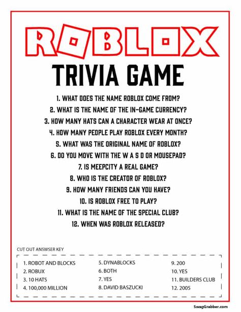 Ingame Names Ideas, Roblox Activities, Roblox Party Games, Fear Factor Games, Logo Answers, Guess The Logo, World Quiz, Roblox Party, Gaming Party