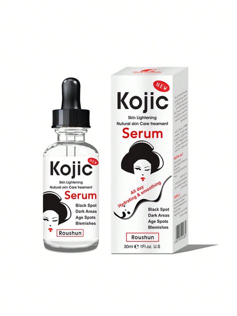 Kojic Acid Serum 1 Bottle 30ml Whitening Firming Brightening Improving Dullness Moisturizing Refreshing Non-Greasy Suitable For Women's Daily Skin CareI discovered amazing products on SHEIN.com, come check them out! Kojic Acid Skincare Routine, Kojic Acid Serums, Global Beauty Care Serum, Beauty Of Joseon Glow Serum Propolis + Niacinamide, Kojic Acid Soap, Acrylic Pens, Kojic Acid, Lighten Skin, Minimize Pores