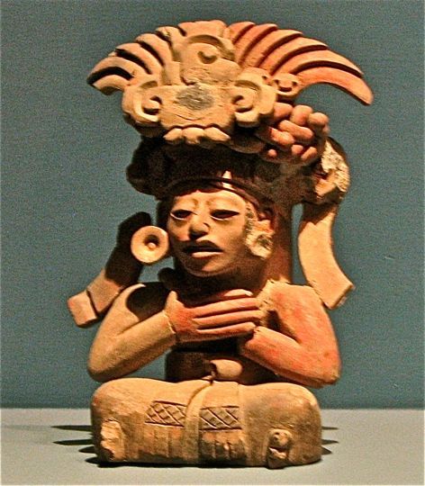 Monte Alban Oaxaca, Cloud People, Monte Alban, Egyptian Deities, Ancient Egyptian Deities, Egyptian Deity, 17th Century Art, Luxor Egypt, Head Dress