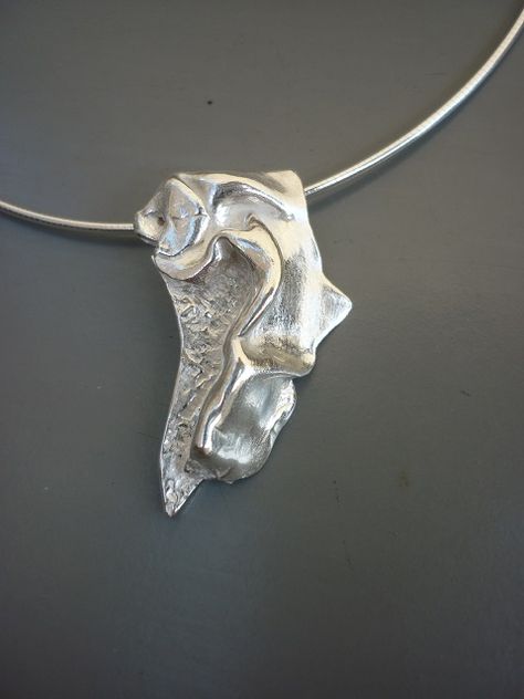 Artistic Silver Jewelry, Reticulated Silver Jewelry, Silver Clay Pendant, Diy Silver Jewelry, Art Clay Silver, Handmade Statement Necklace, Silver Metal Clay, Handmade Silver Jewellery, Silver Clay