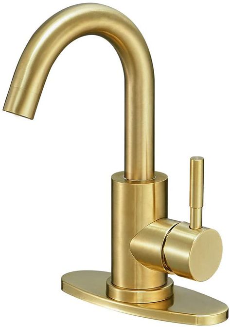 Island Sink Faucet, Small Bathroom Sink, Wet Bar Sink, Bathroom Lavatory, Black Faucet Bathroom, Matte Black Bathroom Faucet, Gold Bathroom Faucet, Bar Sink Faucet, Gold Faucet