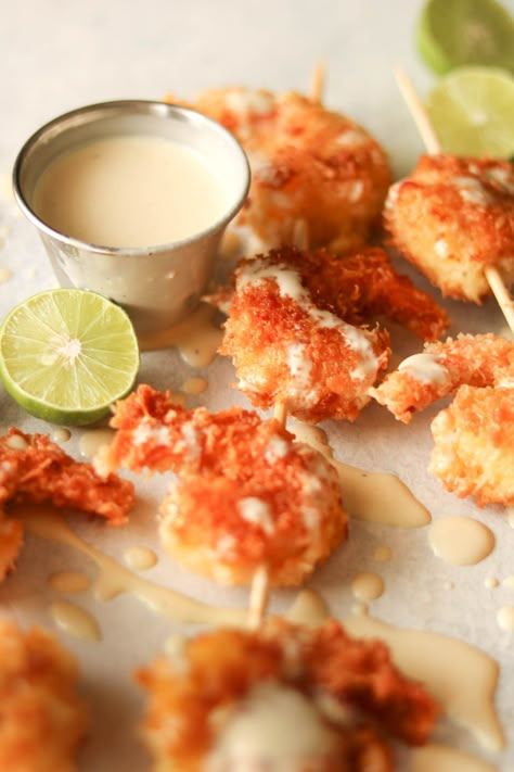 Key Lime Sauce, Coconut Shrimp Sauce, Lime Aioli, Shrimp Sauce, Aioli Recipe, Gluten Dairy Free, Shrimp Appetizers, Lime Shrimp, Lime Sauce