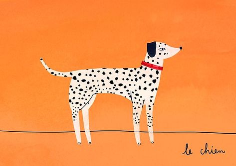 Dalmation Illustration, Dalmation Drawing, Dalmatian Drawing, Dalmatian Illustration, Fauna Illustration, Puffy Paint, Dog Illustration, Dog Paintings, Dalmatian