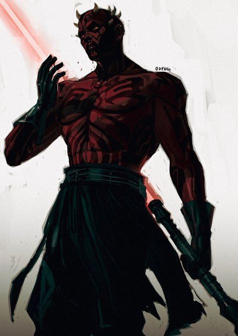 Darth Maul Art, Dark Maul, Star Wars Outfits, Darth Maul, Star Wars Pictures, Star Wars Fandom, Obi Wan Kenobi, Star Wars Characters, Amazing Spiderman