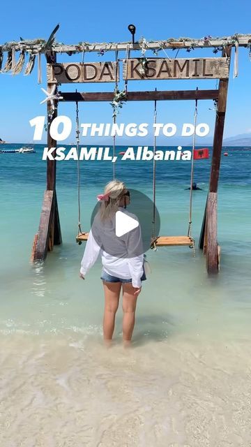 VisitAlbania 🇦🇱 #visitalbania Ilir Kokoshi on Instagram: "KSAMIL, Albania🇦🇱: 10 THINGS TO DO 🎥 @travel_anzhelika #ksamil #ksamilalbania #ksamilbeach #podabeach #ksamilislands #sarande #sarandë #albania #albanian #albania🇦🇱 #albaniatourism #albaniatravel #visitalbania🇦🇱 #travel #visitksamil #butrintnationalpark #blueeye #albanianriviera #visitalbania #missalbania For More @guidaalbania" Albania Tourism, Ksamil Albania, Visit Albania, Albania Travel, June 1, Cheap Travel, Local Guide, Culture Travel, Travel Agent