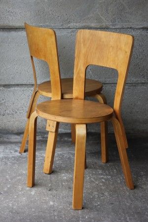 Alvar Aalto Finmar chairs Aalto Chair, Alvar Aalto Chair, Modernist Furniture, Cozy Office, Rustic Home Interiors, Furniture Design Chair, Colonial Design, Wooden Chairs, Modern Architecture House