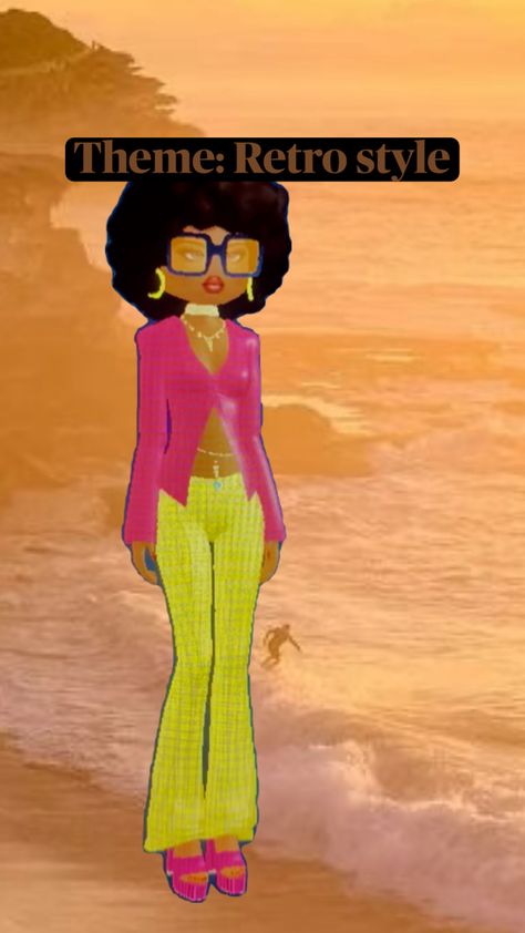 Dti Retro Revival Theme, Retro Revival Dti Outfit, Dti Theme Retro Revival, Dti Retro Style Outfit Theme, Dress To Impress Theme Retro Revival, Dress To Impress Outfits Retro Style, Retro Revival Outfits, Dti Theme Retro Style, Dti Roblox Retro Style