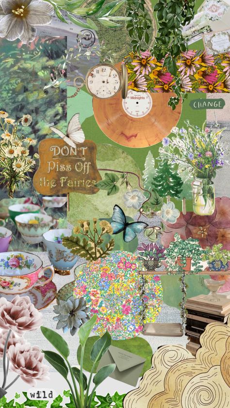 Fairy Garden Aesthetic Soft, Fairy Garden Aesthetic, April Moodboard, Moodboard Wallpaper, Fairytale Aesthetic, Moodboard Inspiration, Garden Aesthetic, Fairy Aesthetic, Aesthetic Moodboard