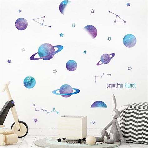 Amazon.com: ROFARSO Cartoon Cute Dinosaurs on Rocket Wall Stickers Planets Outer Space Stars DIY Vinyl Removable Large Wall Decals Art Decorations Decor for Kids Boys Bedroom Living Room Playing Room Murals : Everything Else Playing Room, Room Murals, Large Wall Decals, Bubble Painting, Murals For Kids, Diy Vinyl, Star Diy, Space Stars, Print Decals