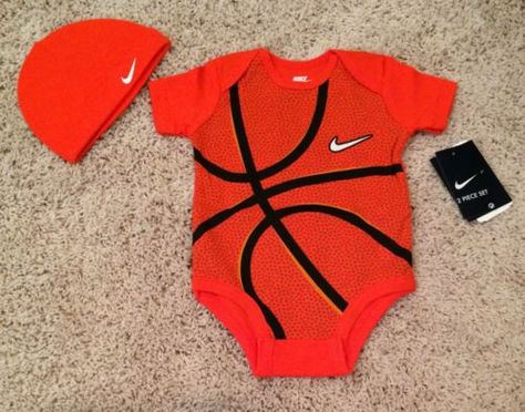 Nike Baby Basketball Outfit & Hat 0-3 3-6 6-9 9-12 Months NWT ... Outfit With Cap, Baby Boys Outfit, Basketball Outfits, Basketball Outfit, Princess Paris, Basketball Baby, Baby Boy Swag, Basketball Clothes, Trendy Hat