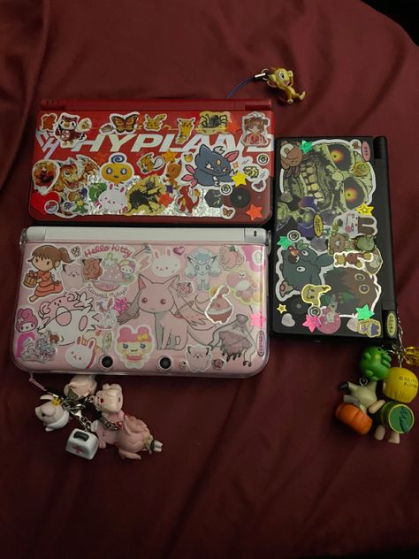 Nintendo 2ds Aesthetic, 3ds Customization, Decorated 3ds, Ds Decoration, 3ds Stickers, 3ds Decoration, 3ds Accessories, Nintendo 3ds Aesthetic, 3ds Aesthetic