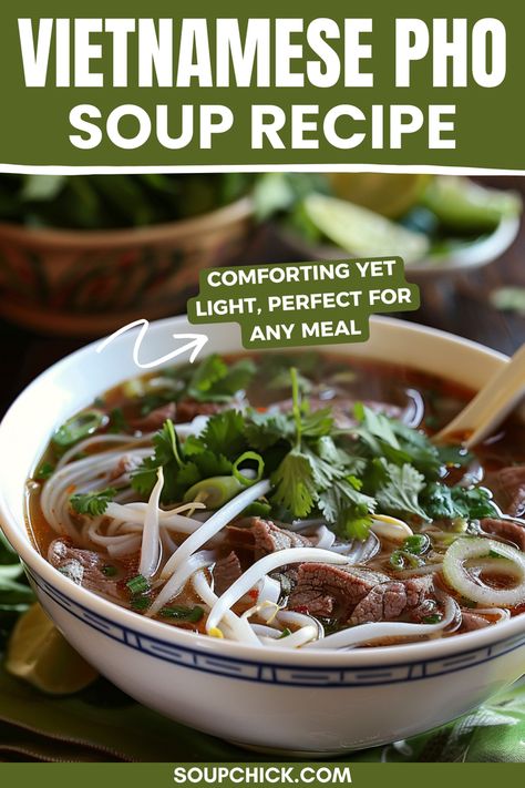 Vietnamese Pho Soup Recipe for an Authentic and Aromatic Delight Vietnamese Beef Pho Bone Broth, Vietnamese Pho Recipe, Pho At Home Easy, Pho Chicken Soup Recipe, Steak Pho Recipe, Beef Pho Recipe Easy, Pho Recipe Authentic, Shrimp Pho Recipe, Pho Broth Recipe