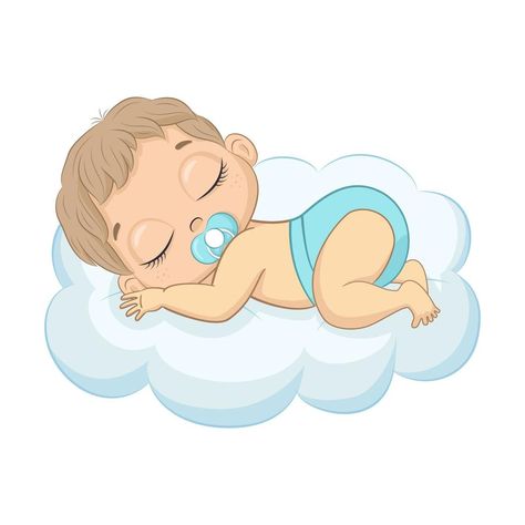 Cute newborn boy. Vector cartoon illustration. Baby Boy Illustration, Dibujos Baby Shower, Baby Cartoon Drawing, Boy Baby Shower Ideas, Baby Shower Deco, Baby Shower Clipart, Baby Icon, Cute Newborn, Baby Posters