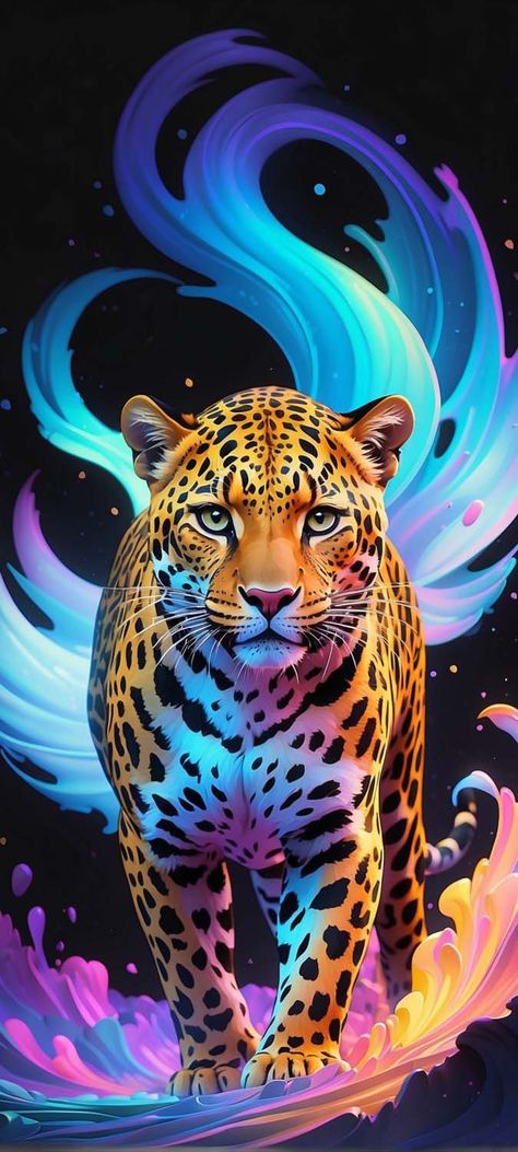 Jaguar Animal Cats Portraits, Tiger Photo, Jaguar Animal, Electromagnetic Spectrum, Leopard Art, Leopard Background, Big Cats Art, Cat Sitting, Leopards