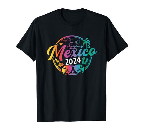 PRICES MAY VARY. Fantastic matching Mexico 2024 vacation group wear for the whole family! Great for vacations, pictures, reunions, weddings or any other cruise celebration with your family. Makes a wonderful souvenir, birthday or Christmas present. Great for going on a vacation, grab this great trendy design today and make memories with your family. Perfect for local events, attractions, road trip, reunions or summer, spring break. Lightweight, Classic fit, Double-needle sleeve and bottom hem Vacations Pictures, Souvenir Birthday, Mexico Design, Trip Shirts, Make Memories, Travel Shirts, St Lucia, Christmas Present, Tee Design