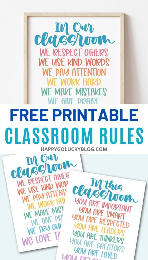 Classroom Rules For Daycare, In This Classroom Sign, Classroom Management Printables, Homeschool Classroom Rules, In Our Classroom We, Christian Classroom Rules, Class Printables, Printable Classroom Rules, Homeschool Rules Printable