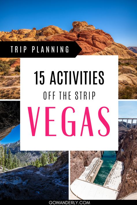 15 off the beaten path activities in Las Vegas beyond the Strip Las Vegas The Strip, Vegas Must Do Bucket Lists, Freemont Street, Things To Do In Vegas, Vegas Activities, Las Vegas Travel Guide, Las Vegas Travel, Seven Magic Mountains, Las Vegas Motor Speedway