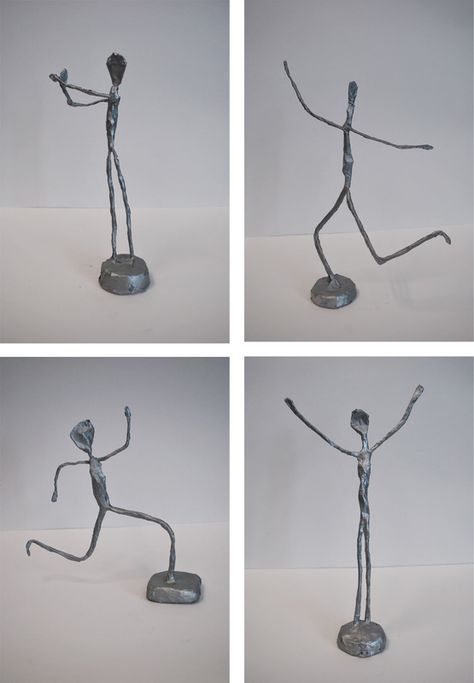 Art Projects Elementary, Art Projects School, Giacometti Sculpture, Math Art Projects, Projects School, Sculpture Lessons, Middle School Art Projects, Wire Sculptures, Teen Art